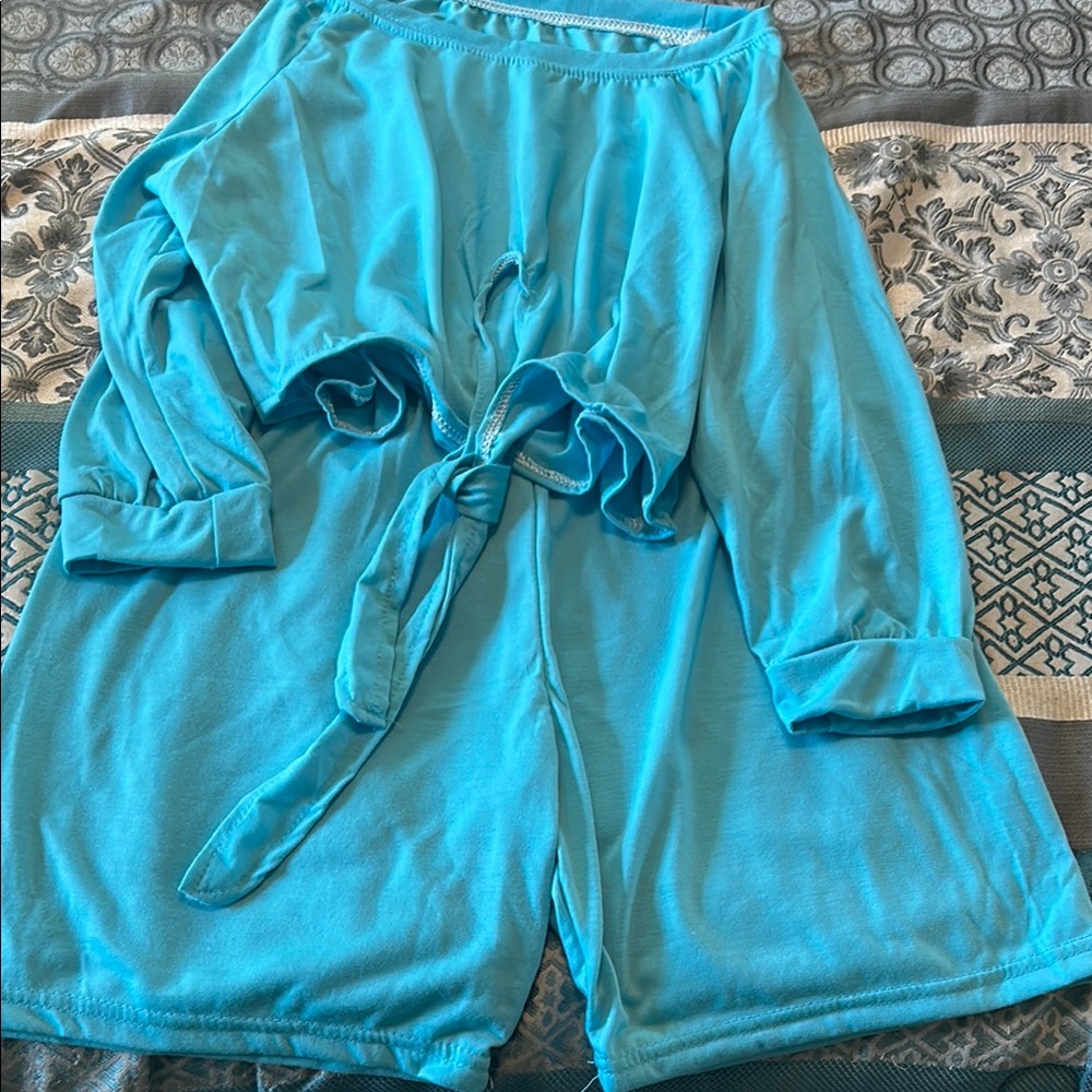 Vibrant Blue Lounge Set